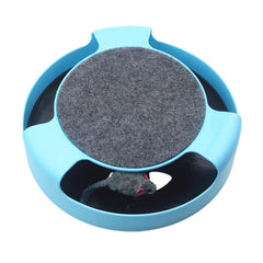 Pet Automatic Toy Funny Cat Interactive Toy - Fluffy Peach