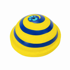 Sounding Disc Woof Glider Soft & Safe Indoor Dogs Play Toy - Fluffy Peach