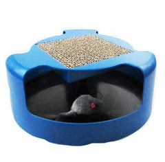 Pet Automatic Toy Funny Cat Interactive Toy - Fluffy Peach