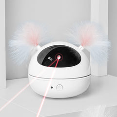 Automatic electric cat toy cat toy - Fluffy Peach