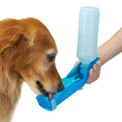 Portable Outdoor Water Feeding For Dogs - Fluffy Peach